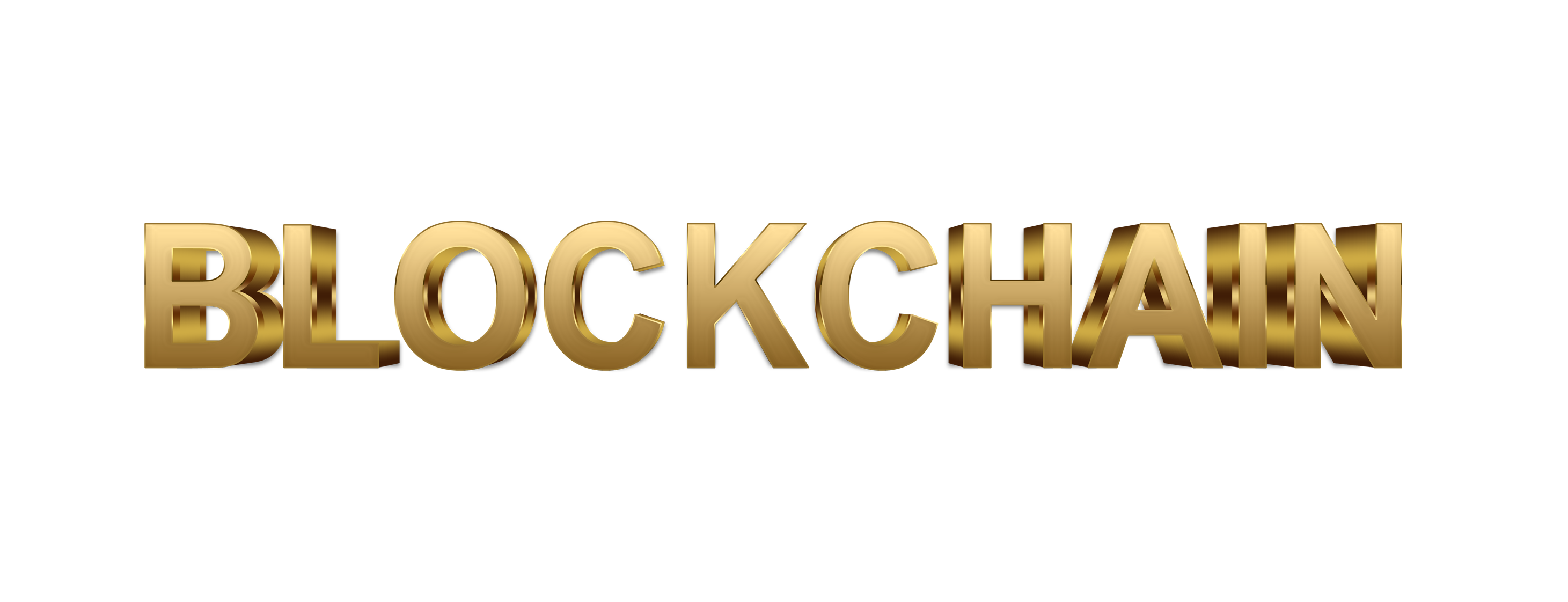 Blockchain word png, Blockchain png, word Blockchain gold text typography PNG images Blockchain